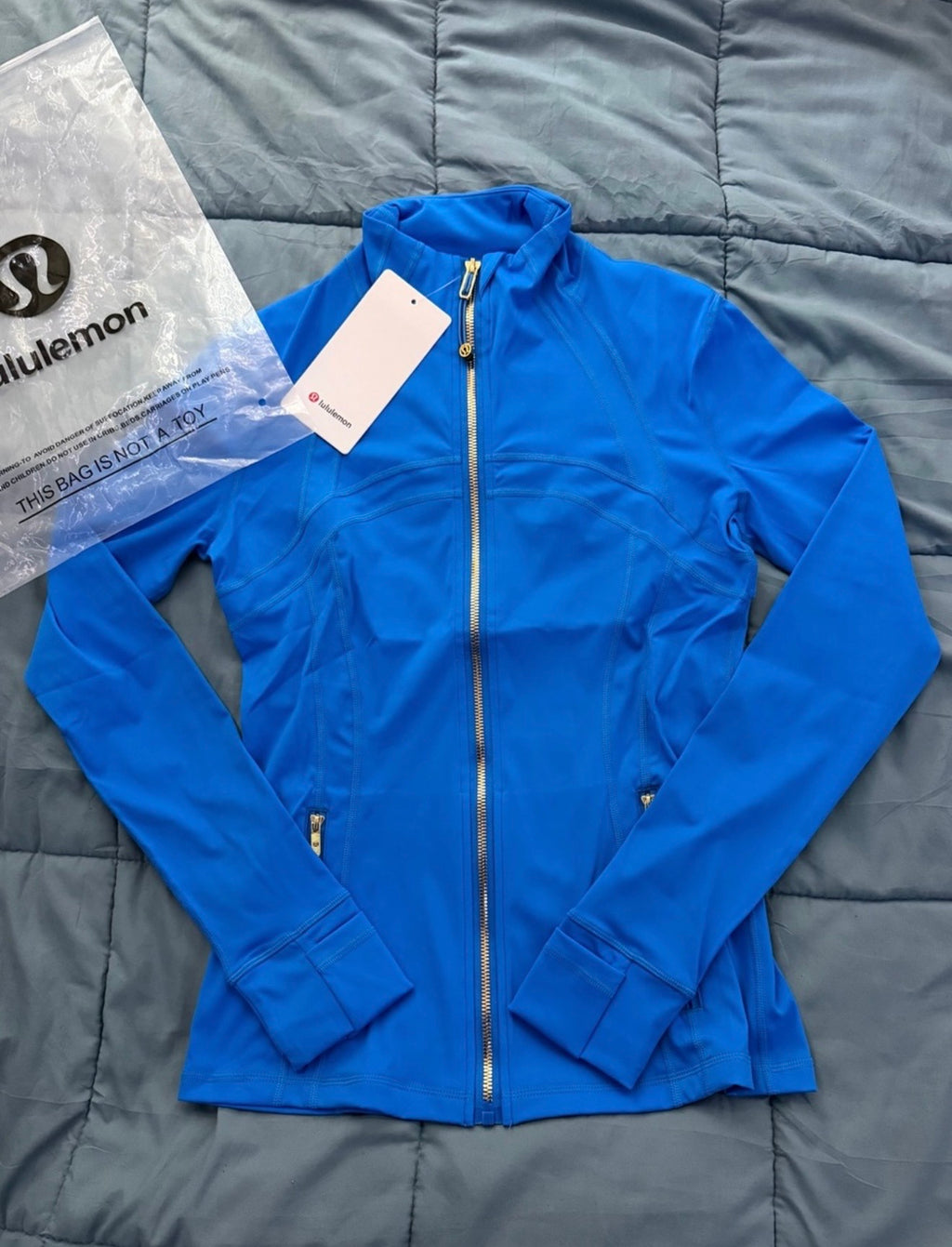 Lululemon Define Jacket +Biker Shorts Set