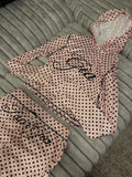 I AM GIA Pink Polka Set