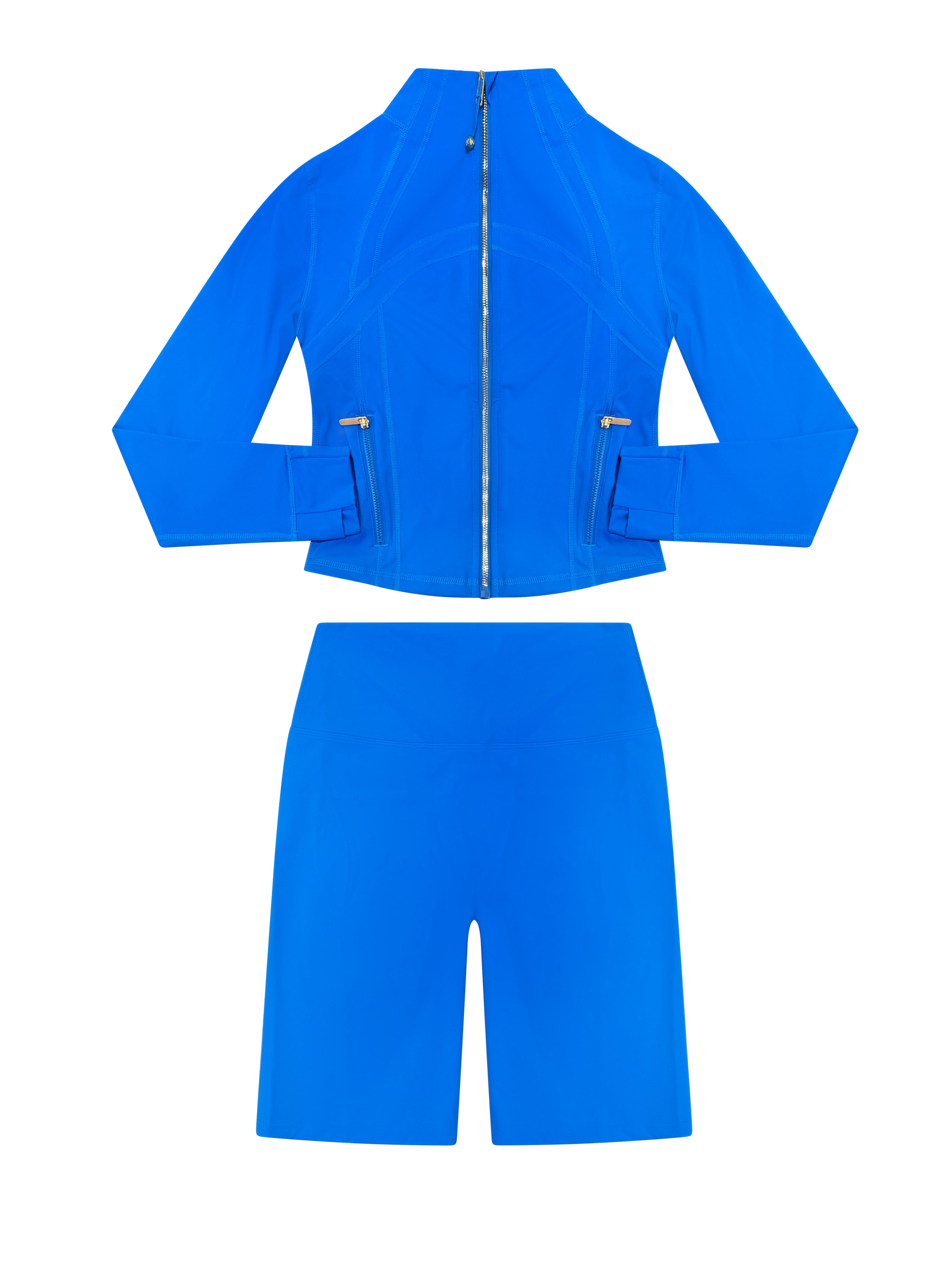 Lululemon Define Jacket +Biker Shorts Set